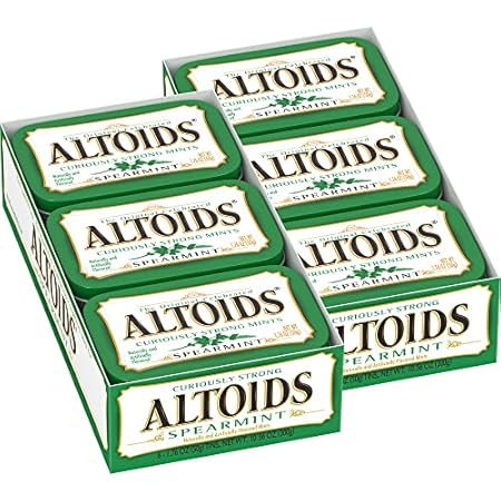 Altoids Spearmint Mints, 1.76 ounce (12 Packs)