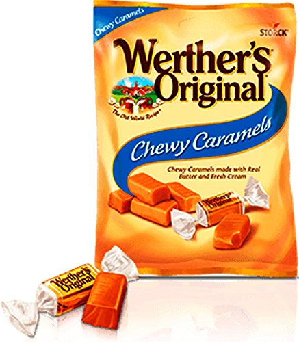 Werthers Original Chewy Caramels 2.4 Oz (Pack of 6)