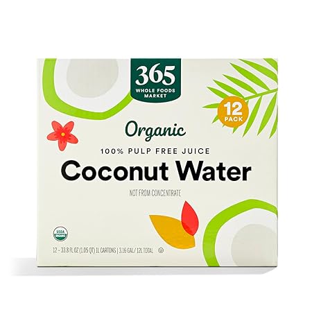365 by Whole Foods Market,Organic Coconut Water , 12 ct