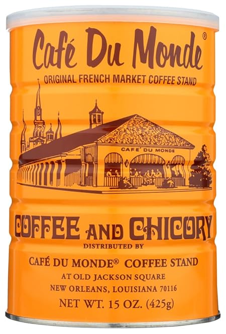 Cafe Du Monde Coffee Chicory, 15 Ounce (Pack of 3)