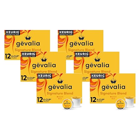 Gevalia Signature Blend Mild Roast K-Cup® Coffee Pods, 10 CT (Pack of 6)