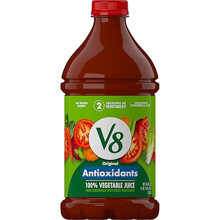 V8 Antioxidants Original 100% Vegetable Juice, 46 fl oz Bottle