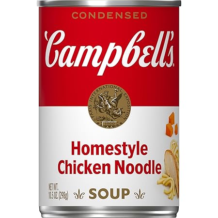 Campbell’s Condensed Homestyle Chicken Noodle Soup, 10.5 oz Can