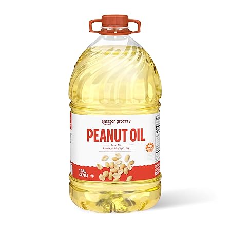 Amazon Grocery, Peanut Oil for Frying, 128 fl oz (Previously Amazon Fresh, Packaging May Vary)