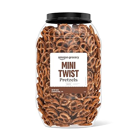 Amazon Grocery, Mini Twist Pretzels, 40 Oz (Previously Happy Belly, Packaging May Vary)