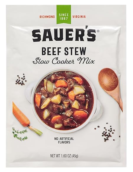 Sauer's Beef Stew Slow Cooker Mix, 1.60 Ounce (Pack of 1)
