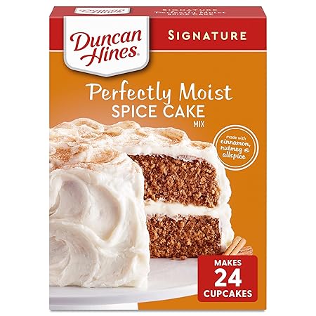 Duncan Hines Spice Cake Mix, Halloween Baking, 15.25 oz.