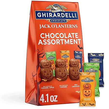 GHIRARDELLI Assortment Jack O' Lanterns 4.1oz Bag