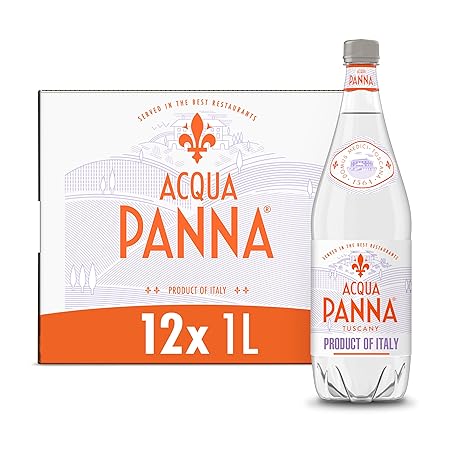 Acqua Panna Natural Spring Water, 33.8 Oz Plastic Bottles (12 Pack)