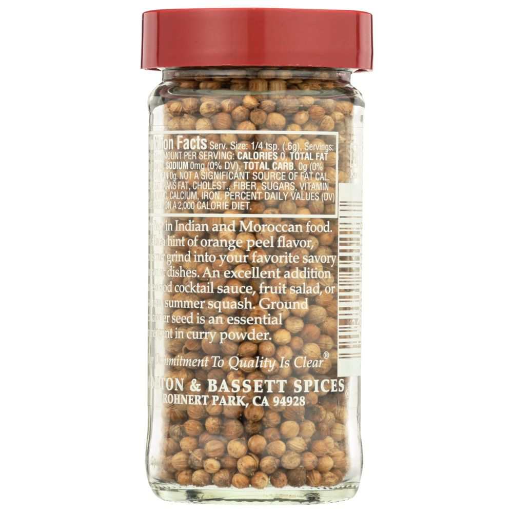 MORTON & BASSETT: Coriander Seed, 1.2 oz