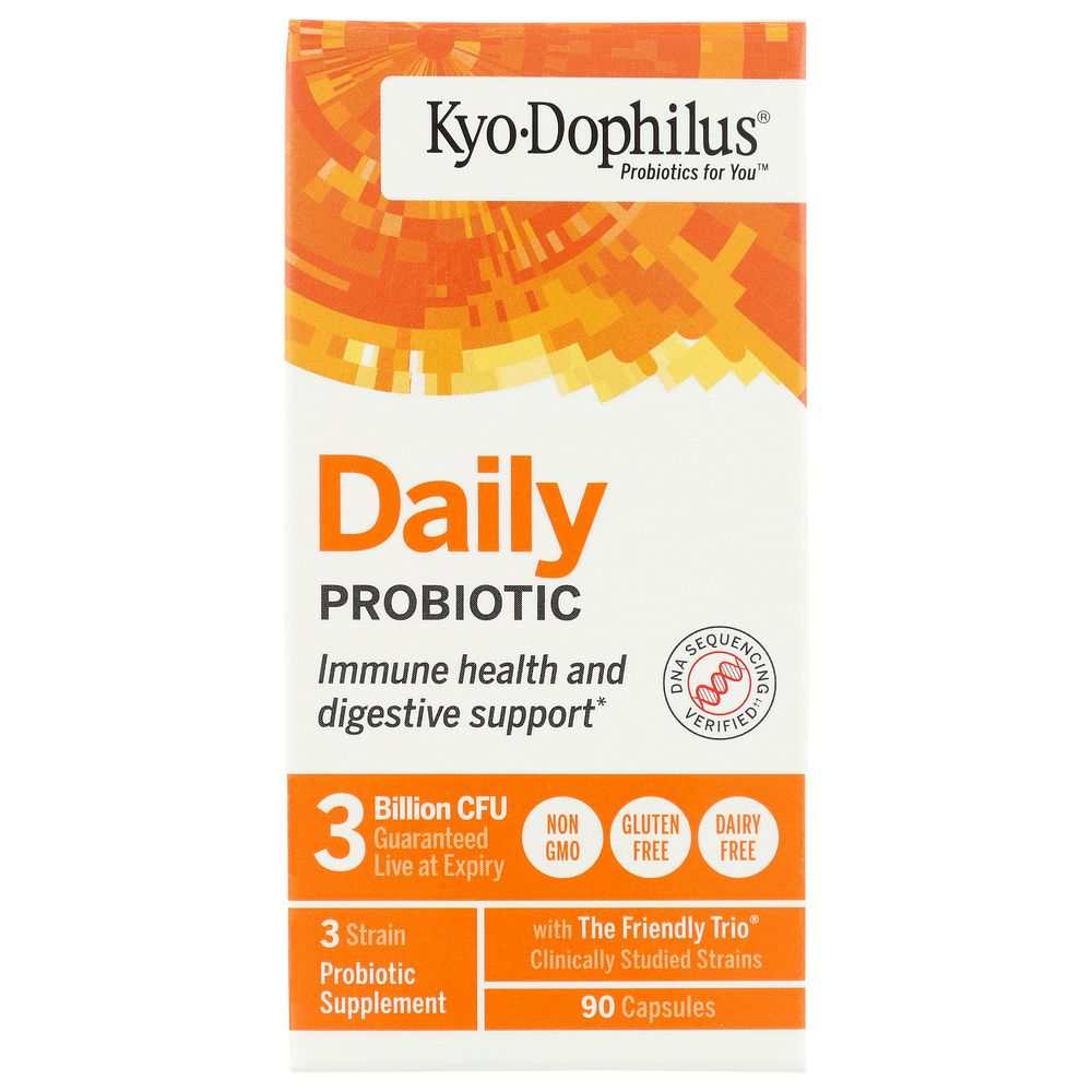 KYOLIC Kyo-Dophilus Probiotic 90 Capsules | Digestive & Immune Support