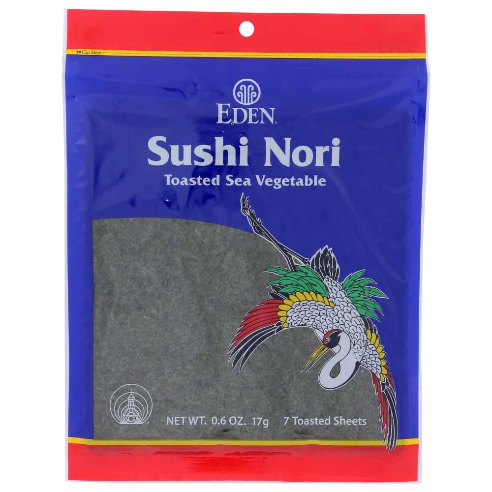 EDEN FOODS: Sushi Nori 7 Sheets, 0.6 oz