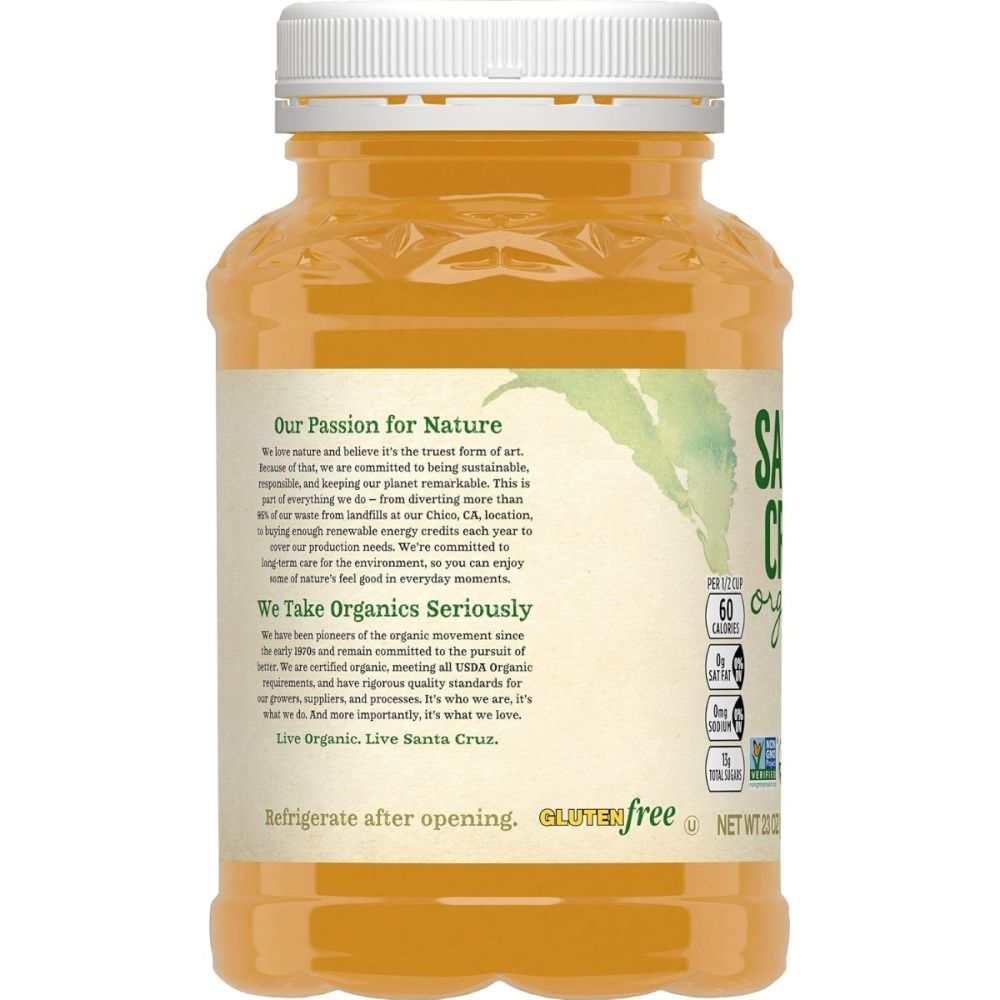 SANTA CRUZ: Organic Cinnamon Apple Sauce, 23 Oz