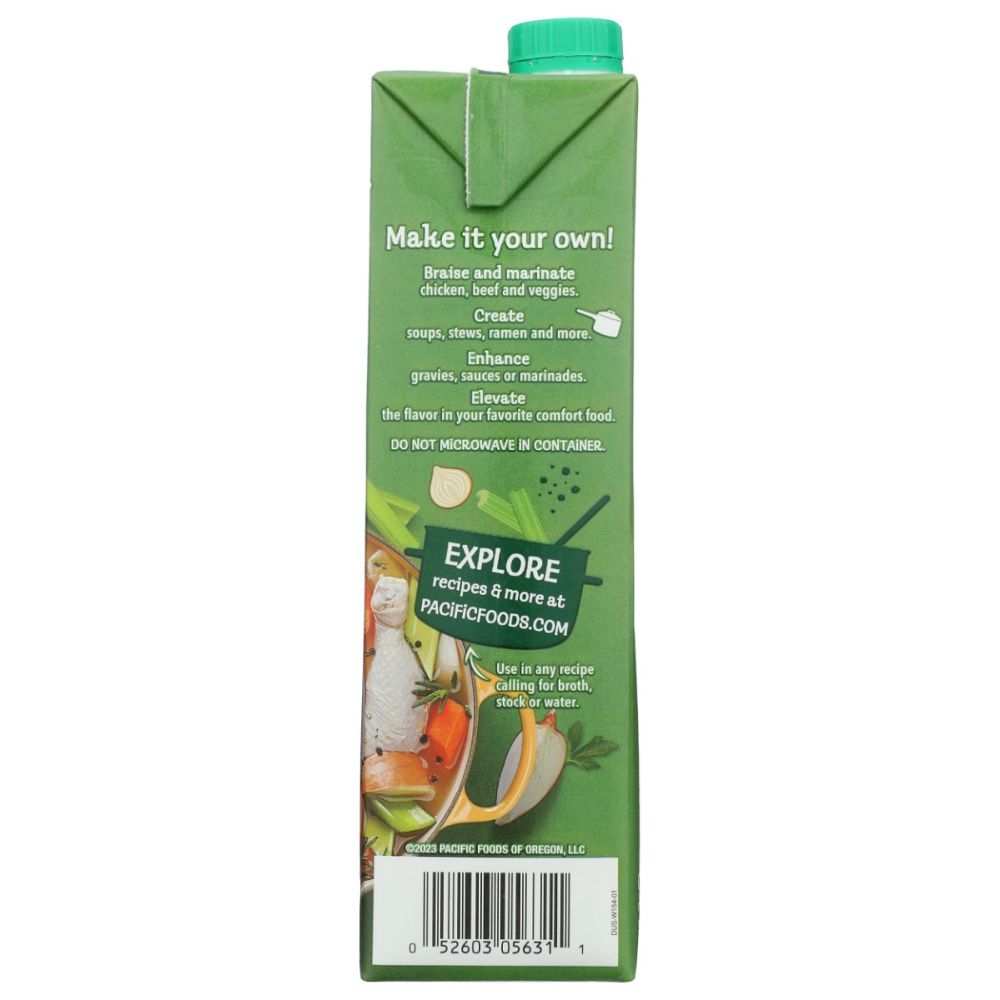 PACIFIC FOODS: Organic Unsalted Chicken Stock, 32 oz