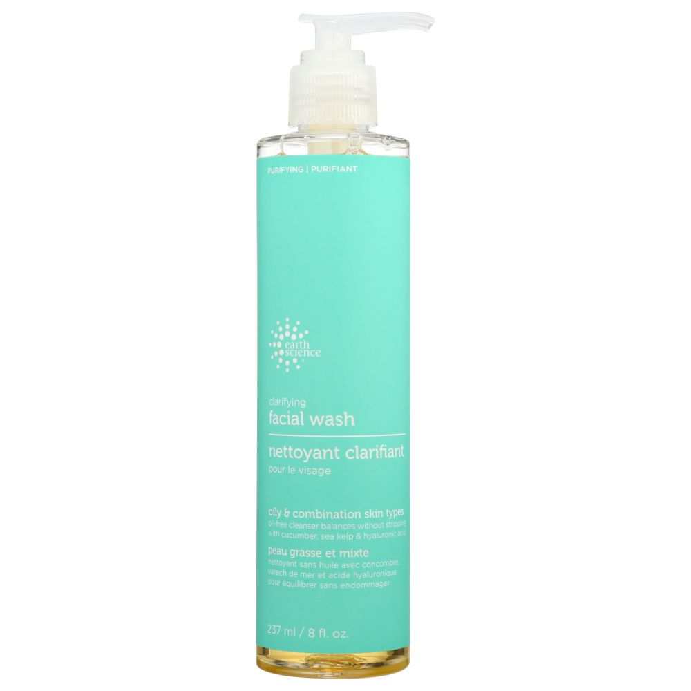 EARTH SCIENCE: Clarifying Facial Wash, 8 oz
