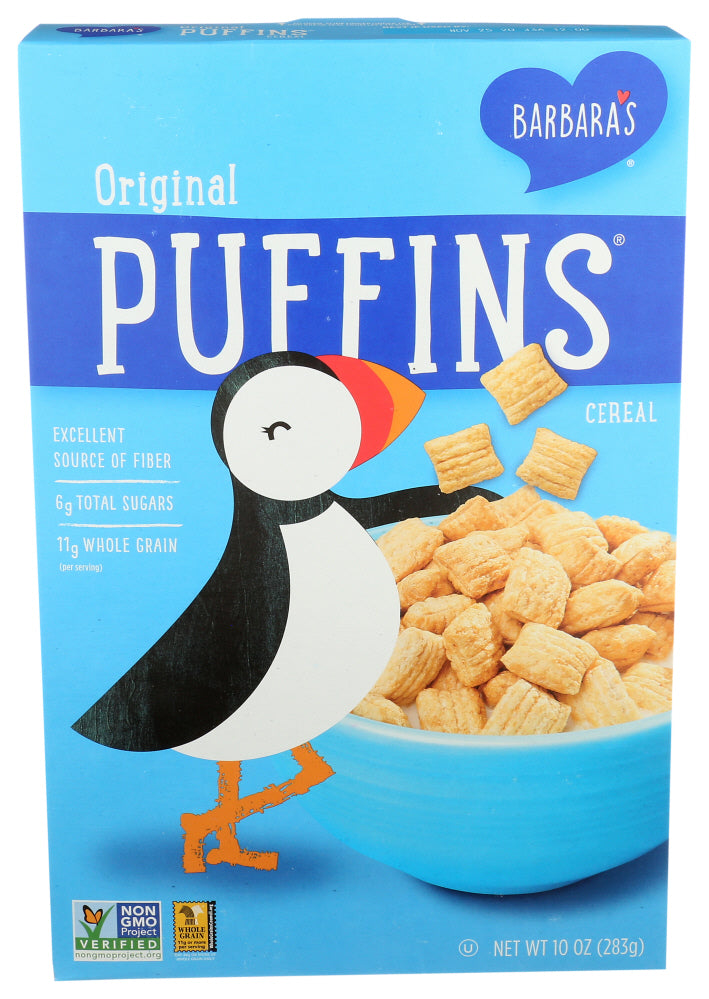 BARBARAS CEREAL PUFFINS ORIGINAL - 10 OZ