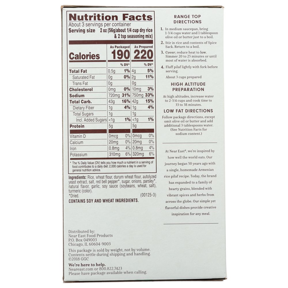 NEAR EAST: Rice Mix Chicken, 6.25 oz