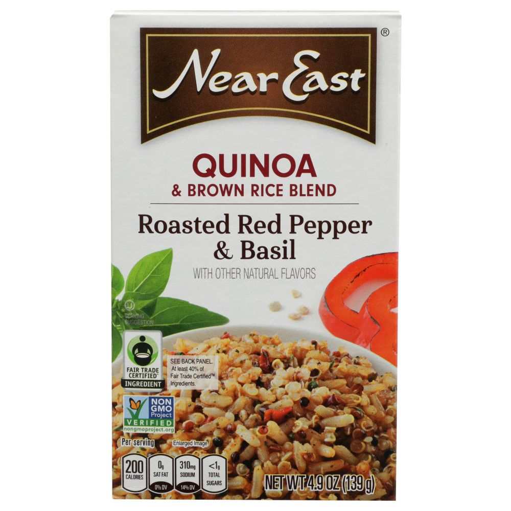 NEAR EAST: Quinoa Blend Roasted Red Pepper and Basil, 4.9 Oz