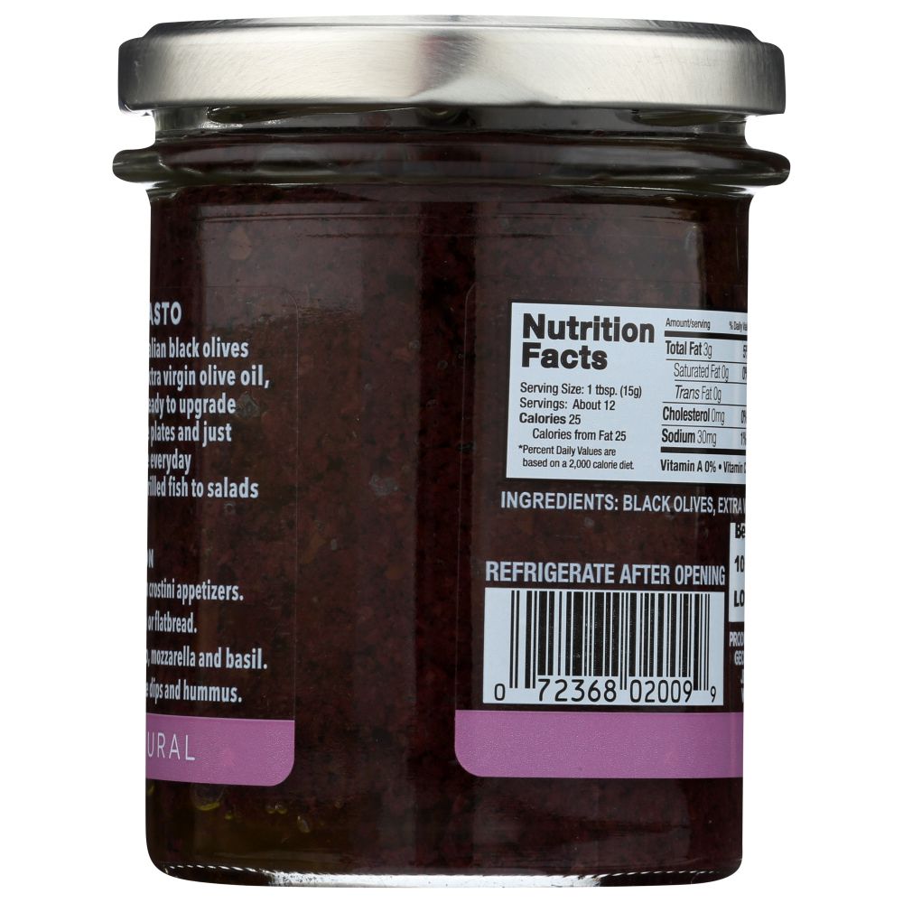 DELALLO: Black Olive Tapenade, 6.7 oz