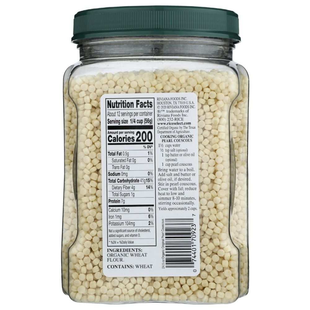 RICESELECT: Organic Original Pearl Couscous, 24.5 oz