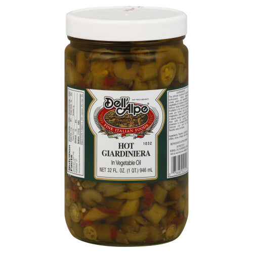 DELL ALPE GIARDINIERA HOT - 32 OZ