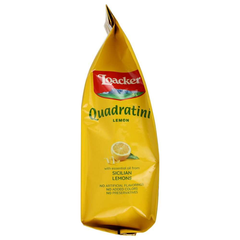 LOACKER: Quadratini Lemon Wafer Cookies, 8.82 oz