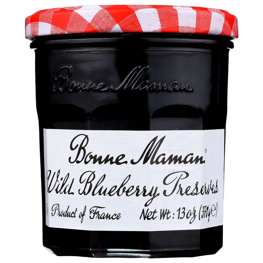 BONNE MAMAN: Wild Blueberry Preserves, 13 oz