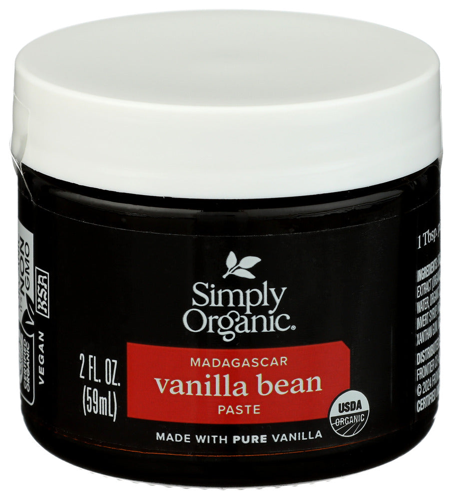 SIMPLY ORGANIC PASTE BEAN VANILLA - 2 FO