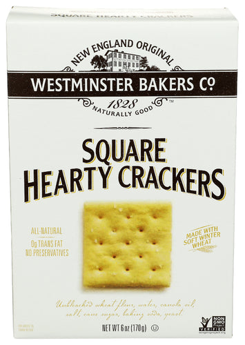 WESTMINSTER CRACKER HEARTY SQUARES - 6 OZ