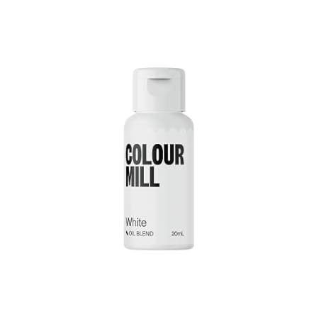 Colour Mill Oil-Based Food Coloring, 20 Milliliters White