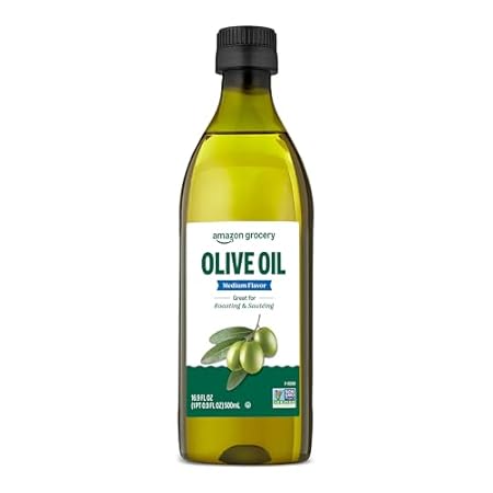 Amazon Grocery, Olive Oil, Medium Flavor, 16.9 Fl Oz (Previously Amazon Fresh, Packaging May Vary)