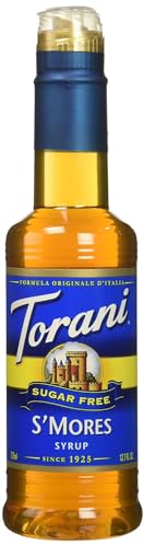 Torani Sugar Free Syrup, S'mores, 12.7 Ounce (Pack of 4)