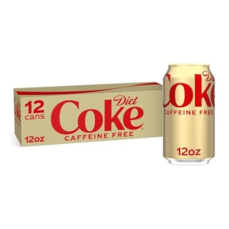 Diet Coke Caffeine Free Soda, 12 fl oz, 12 Pack (Package May Vary)