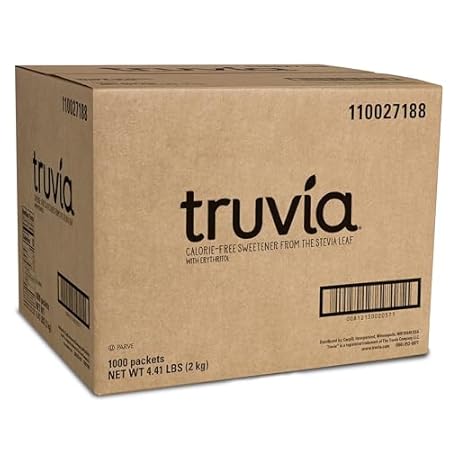 Truvia Natural Sweetener, 1000/Carton (BBD02057)