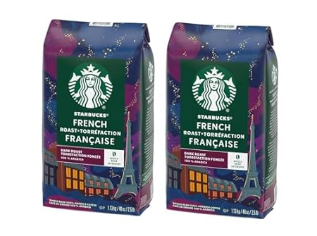 2 Packs of 40 Oz Starbucks French Roast Whole Bean Coffee = 2 x 40 Oz = 80 Oz