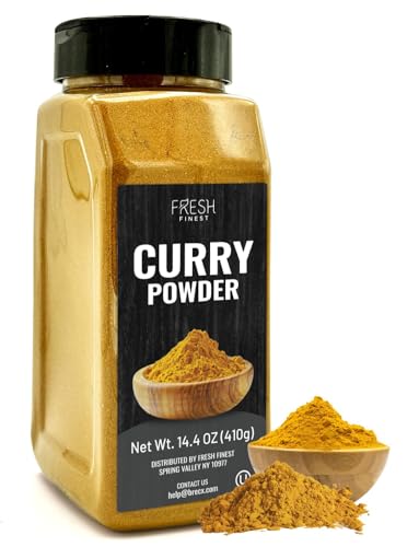 Fresh Finest Curry Powder - 14.46oz (410G) - Authentic Blend of Spices, Perfect for Culinary Adventures, Securely Packaged
