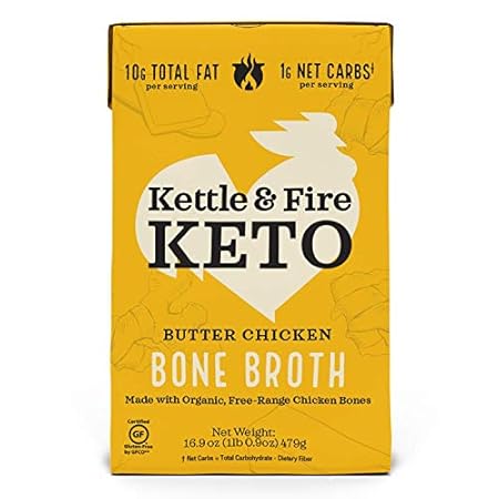 Kettle And Fire Broth Butter Chicken 16.9 OZ