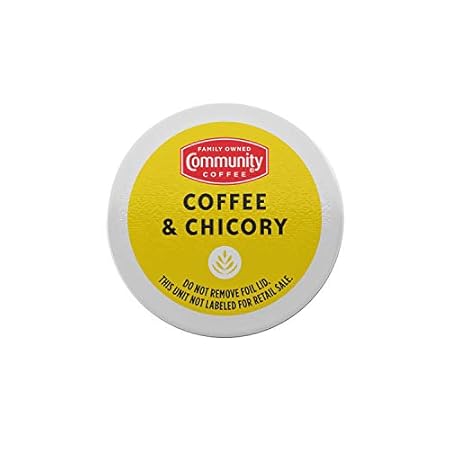 Community Coffee & Chicory, Dark Roast Coffee Pods, Compatible with Keurig 2.0 Brewers, 80 Count (Pack of 1)