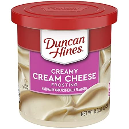 Duncan Hines Creamy Cream Cheese Flavored Frosting, Halloween Cookie Decorating, 16 oz.