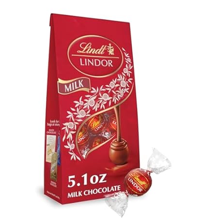 Lindt LINDOR Coconut Milk Chocolate Truffles, 5.1 Ounces - Pack of 3