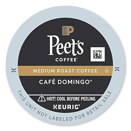 Peet's Coffee Café Domingo, Keurig K-Cups, 96 Count