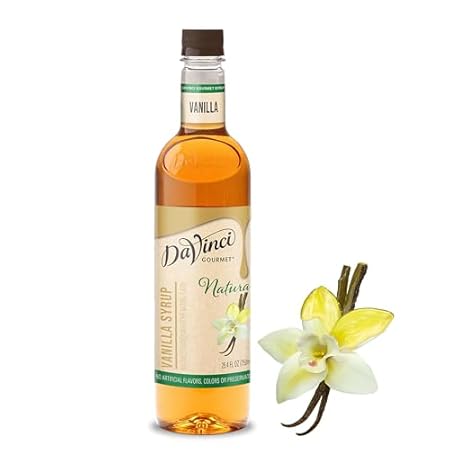 DaVinci Gourmet Naturals Vanilla Syrup, 25.4 Fluid Ounces (Pack of 1)