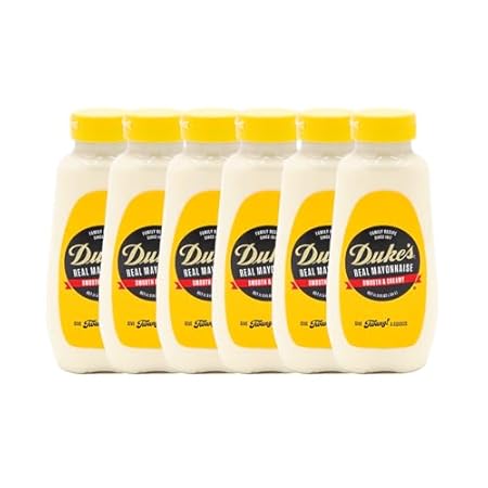 Duke’s Real Mayonnaise Squeeze Bottle – Original Smooth & Creamy Taste, 11.5 Ounce (Pack of 6)