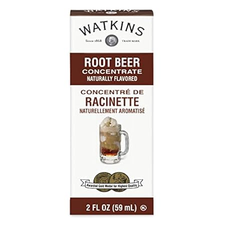 Watkins Root Beer Concentrate, 2 oz. Bottles, Pack of 6 (Packaging May Vary)