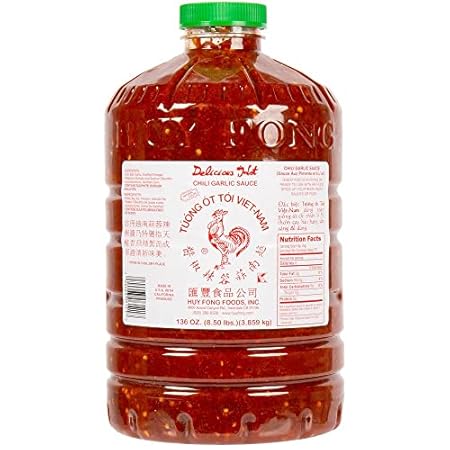 Huy Fong Chili Garlic Sauce, 8.50 Pound ,Garlic,136.0 Ounce