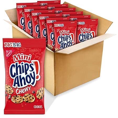 CHIPS AHOY! Mini Chewy Chocolate Chip Cookies, Big Bag, 12 - 3 oz Packs