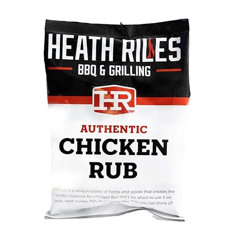 Heath Riles BBQ Rub - Chicken Seasoning, Champion Pitmaster Recipe, Legendary Rubs For Smoking & Grilling, 70+ BBQ Championships, 2 lb./32 oz.