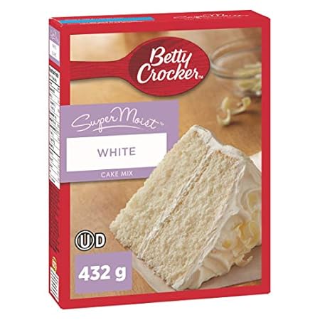 Betty Crocker, SuperMoist White Cake Mix, 461g/16.3oz.