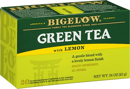 BIGELOW TEA GREEN TEA W/LEM - 3CT. BOX/28