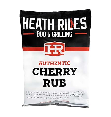 Heath Riles BBQ Rub - Cherry Seasoning, Champion Pitmaster Recipe, Legendary Rubs For Smoking & Grilling, 70+ BBQ Championships, 2 lb./32 oz.